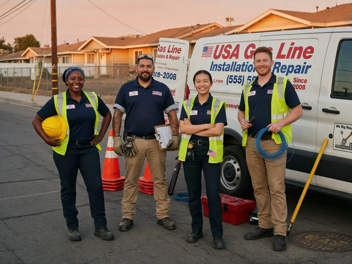 Gas Line Installation company in Hood, VA